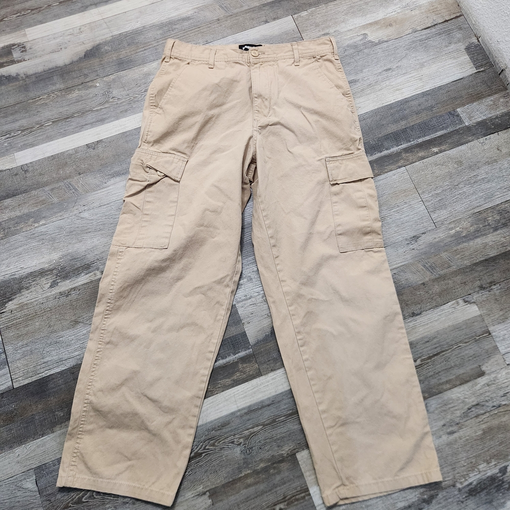RSQ Men's Relaxed Tan Cargo Jeans